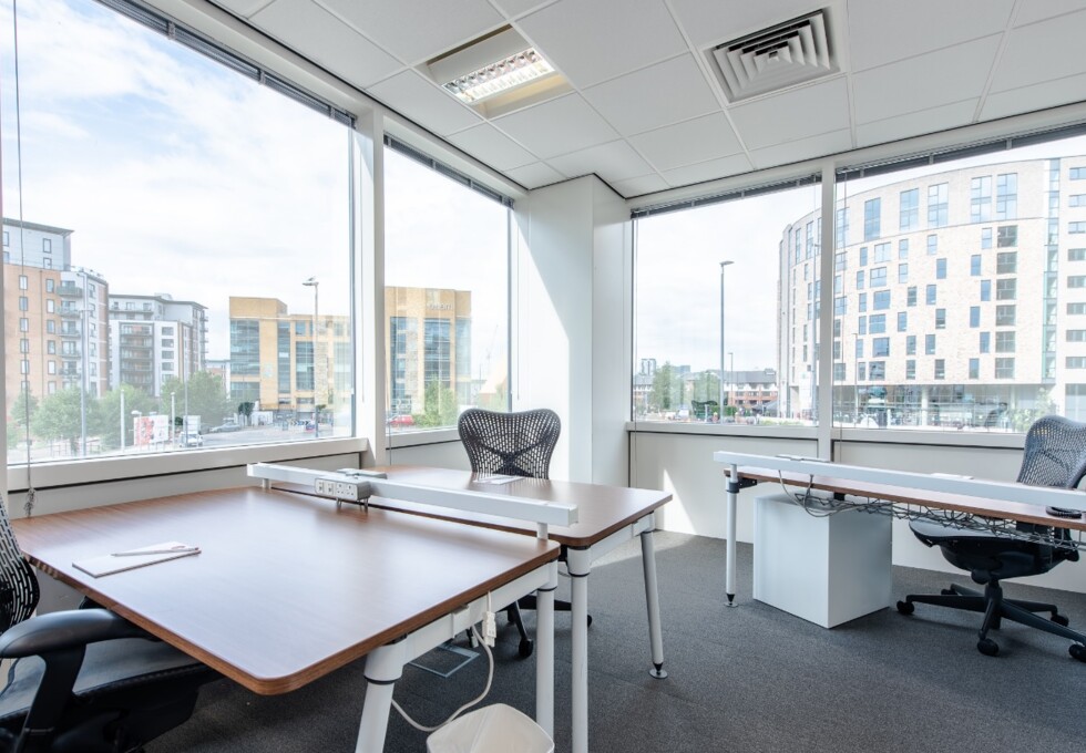 Dedicated workspace in Exchange Quay, Manchester, The Serviced Office Company