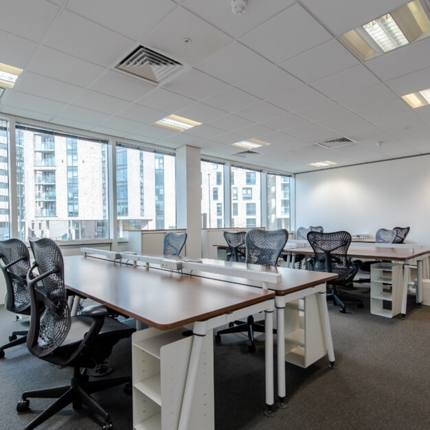 Dedicated workspace in Exchange Quay, The Serviced Office Company, Manchester