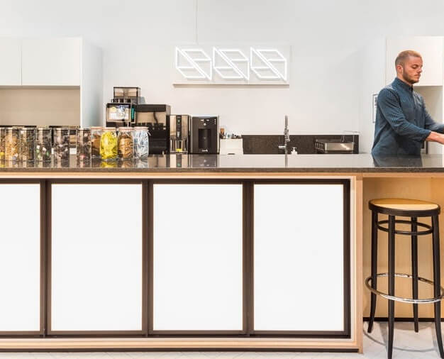 Kitchen area - John Dalton Street, WeWork (Manchester)