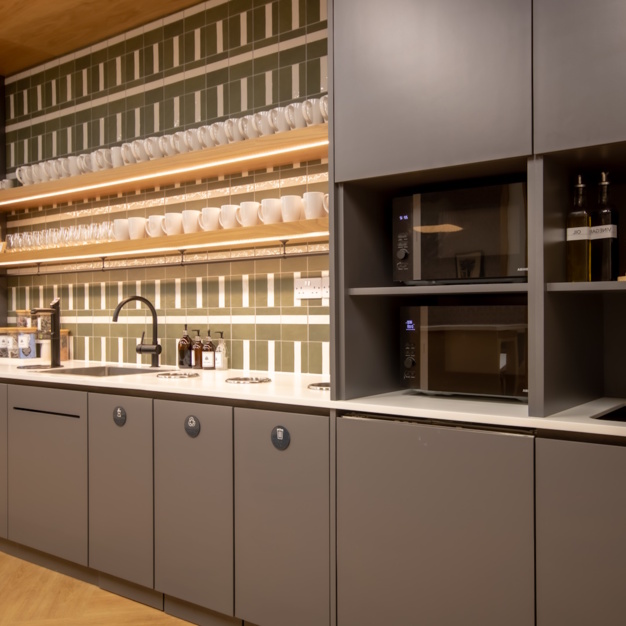 Kitchen at Oxford Street, Industrious UK Holdings Ltd in Manchester