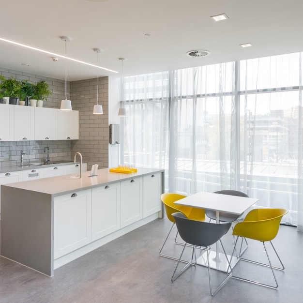 Kitchenette at Charlotte Street, Bruntwood in Manchester