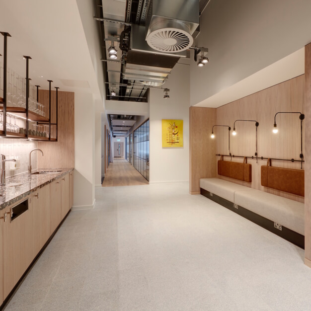 Kitchenette at Dickinson Street, Clockwise Limited in Manchester