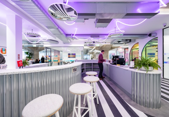 Kitchenette at Great Ancoats Street, Huckletree in Manchester