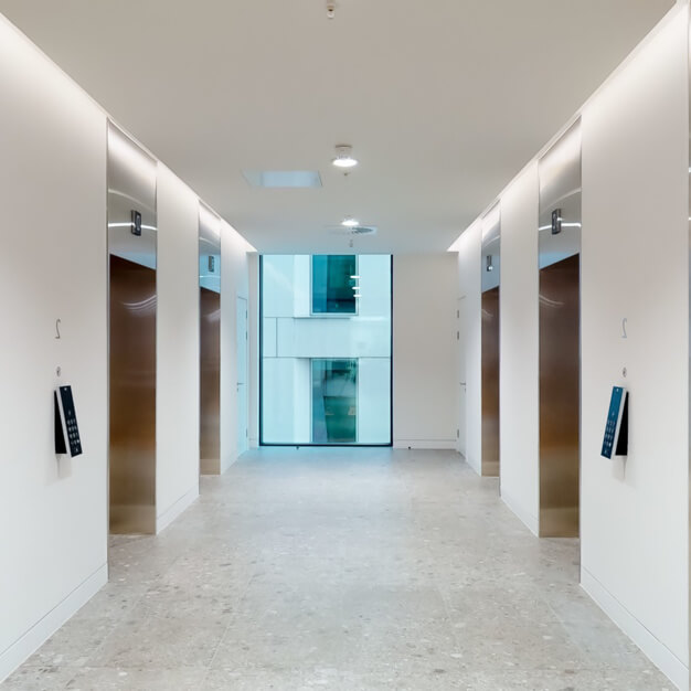 Lifts in Oxford Street, Industrious UK Holdings Ltd, Manchester