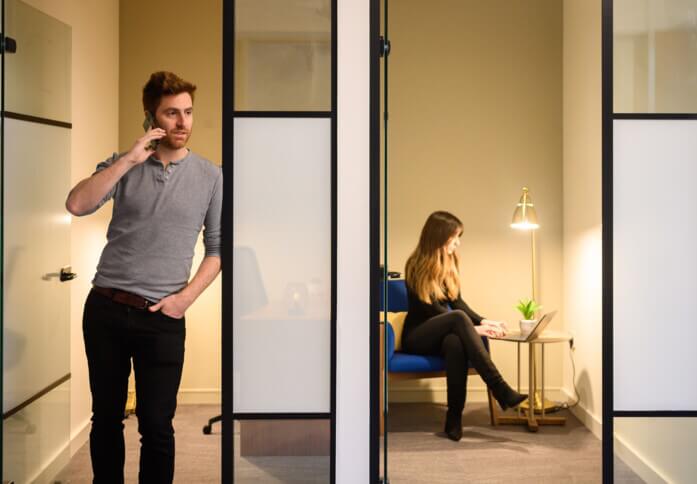 Phone booth - Exchange Quay, Citibase in Manchester