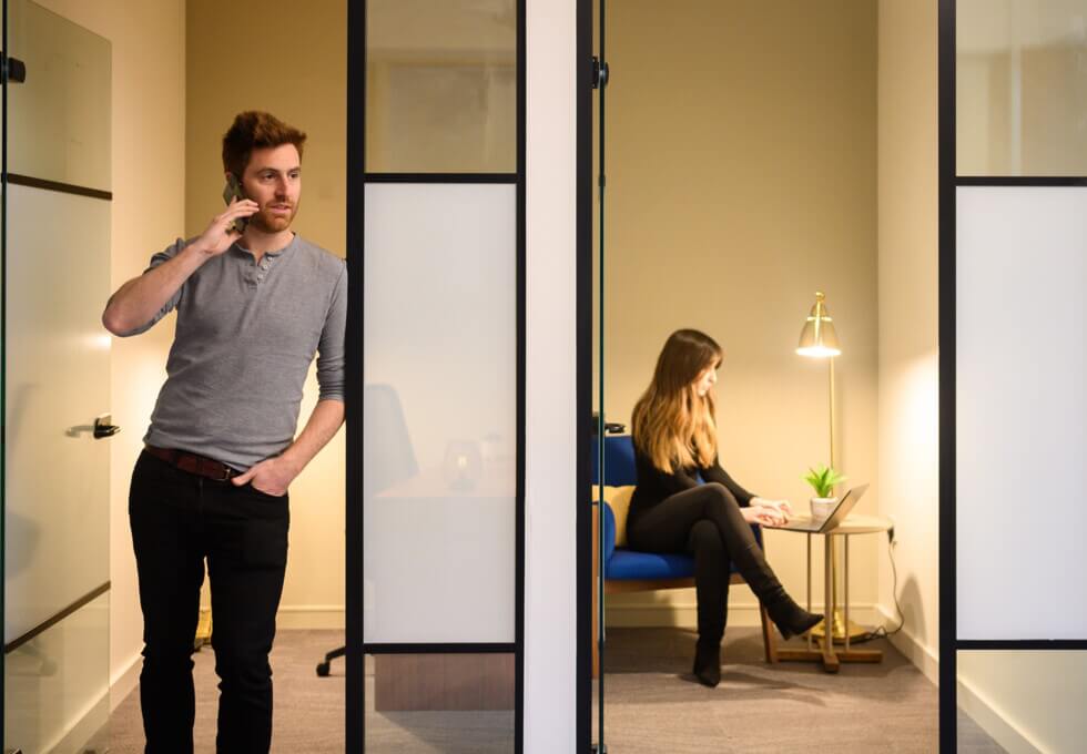 Phone booth - Exchange Quay, Citibase in Manchester