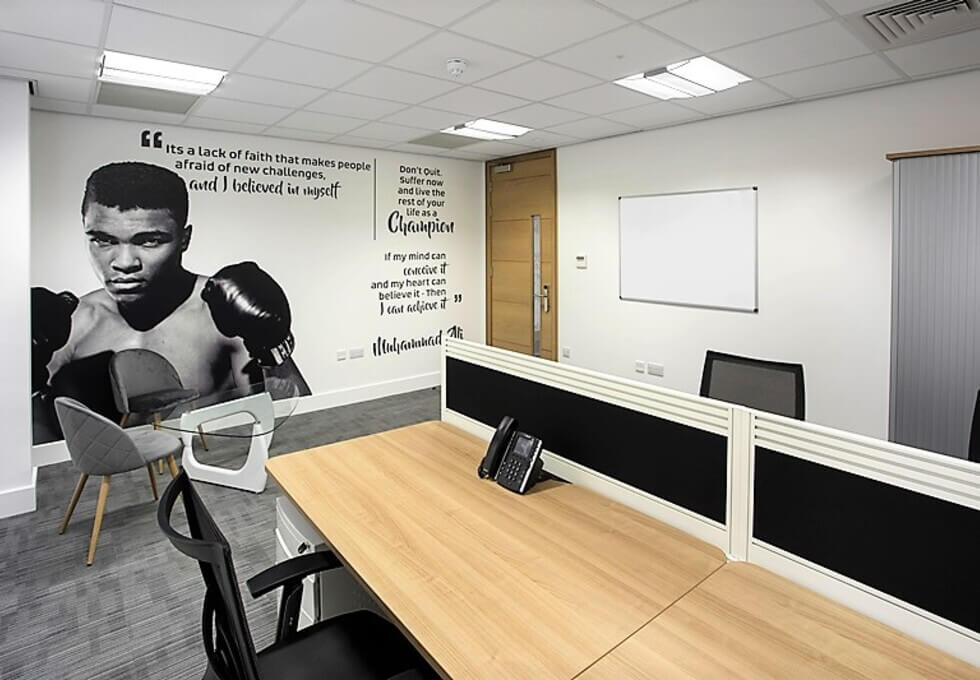 Private workspace in Oxford Court, Claremont Interior Solutions LLP (Manchester)