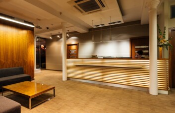 Reception area at Piccadilly, Biz Hub in Manchester