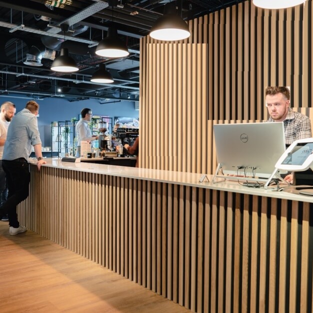 Reception at Brazennose Street, Cubo Holdings Limited in Manchester