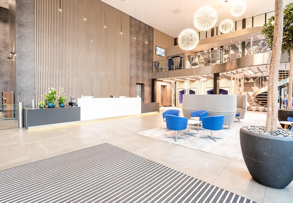 Reception at Hardman Square, Landmark Space in Manchester