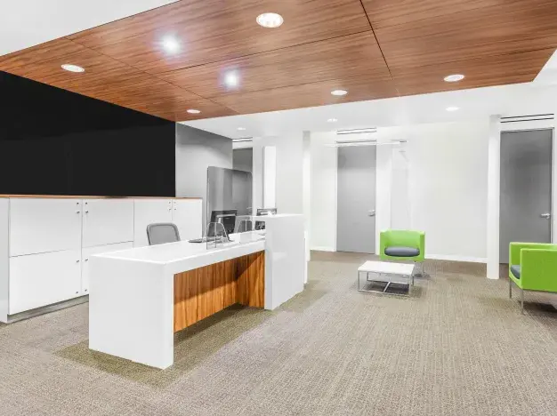 Reception in Lees Street, Regus, Manchester