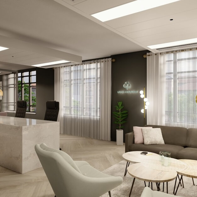 Reception in Parsonage Gardens, Orega, Manchester