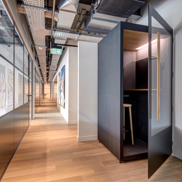 Telephone booth at Dickinson Street, Clockwise Limited in Manchester