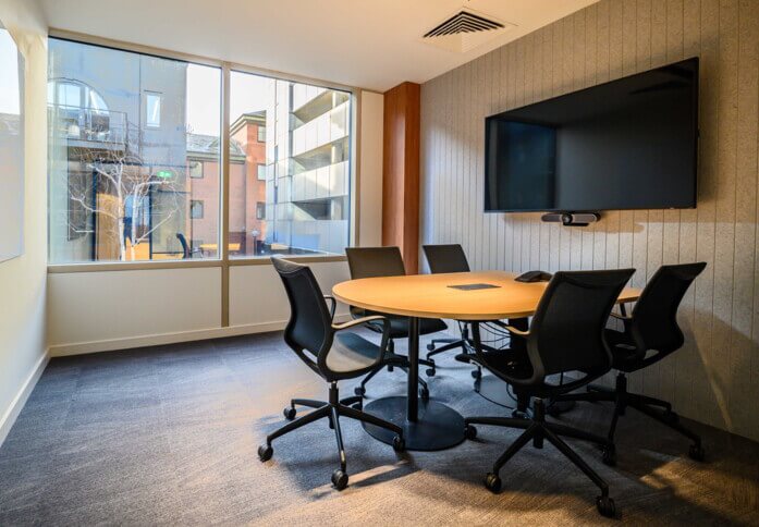 The boardroom at Exchange Quay, Citibase in Manchester