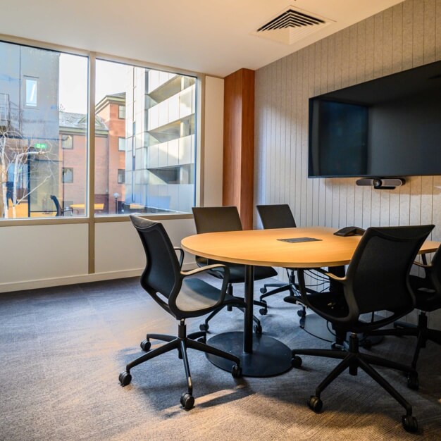 The boardroom at Exchange Quay, Citibase in Manchester
