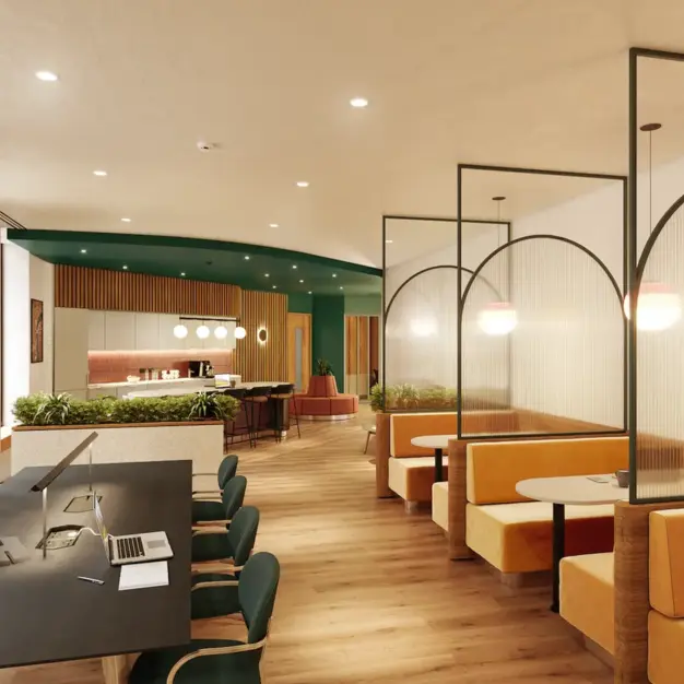 The breakout area - Balloon Street in Manchester, Orega