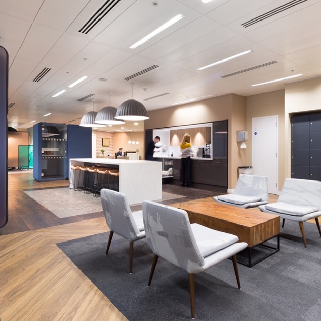 The breakout area - Hardman Square, Landmark Space in Manchester