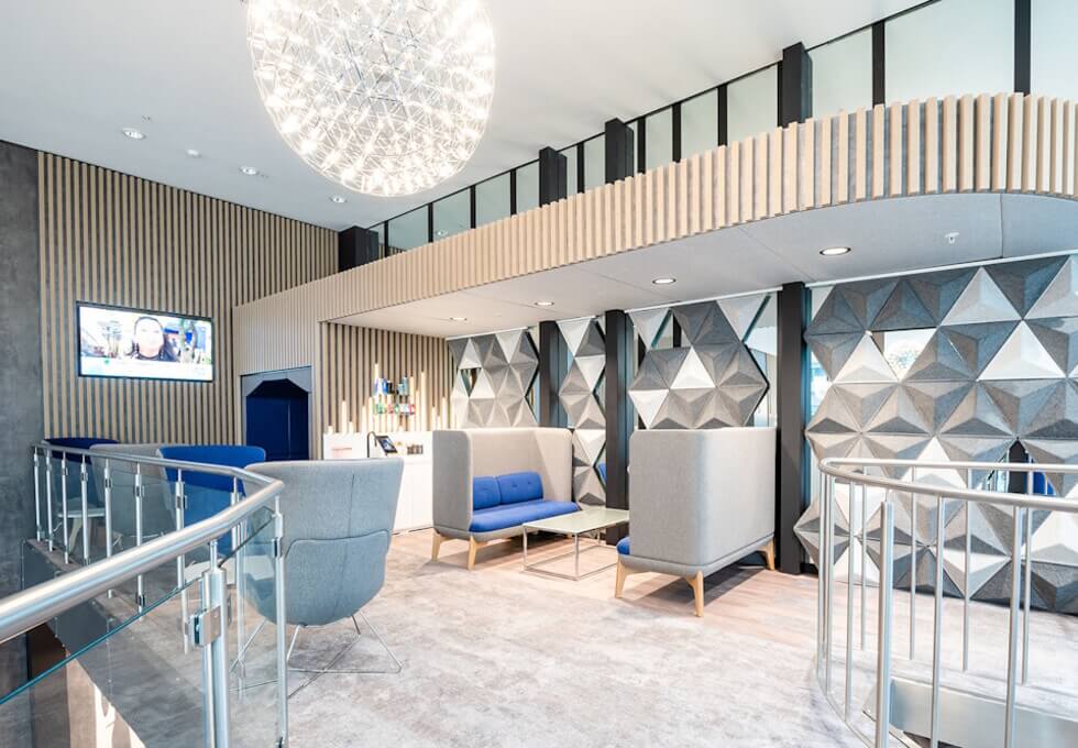 The breakout area - Hardman Square, Landmark Space (Manchester)