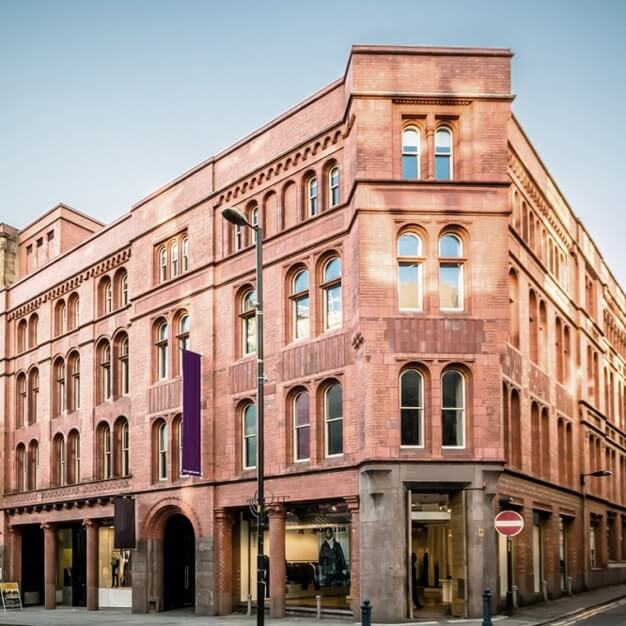 The building at King Street, Orega, Manchester