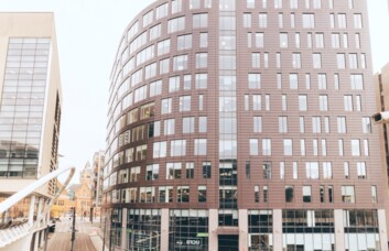 The building at Piccadilly Place, Orega, Manchester