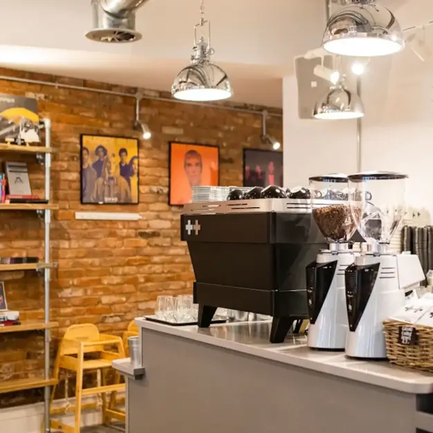 The café at Oxford Street, Bruntwood in Manchester