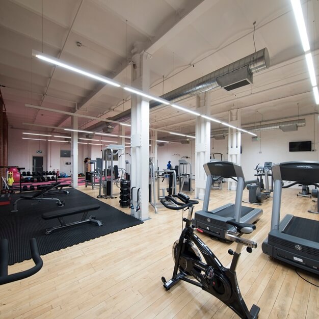 The gym at Lees Street, Regus in Manchester