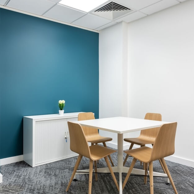 The meeting room at Charlotte Street, Regus in Manchester