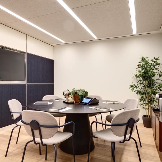 The meeting room at Dickinson Street, Clockwise Limited in Manchester