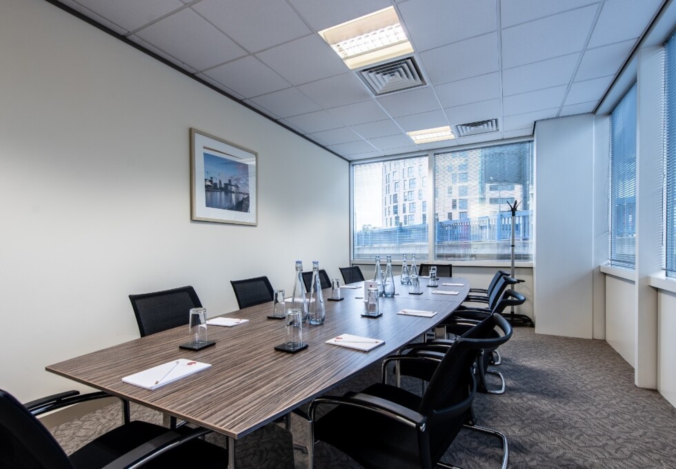 The meeting room at Exchange Quay, The Serviced Office Company in Manchester