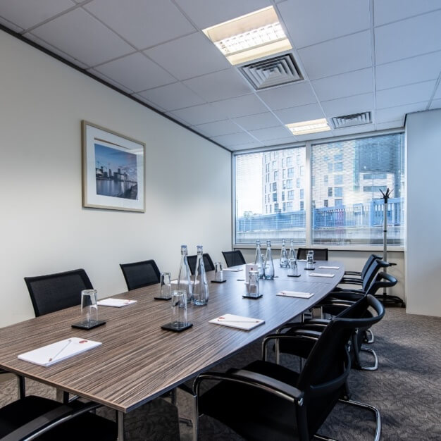 The meeting room at Exchange Quay, The Serviced Office Company in Manchester