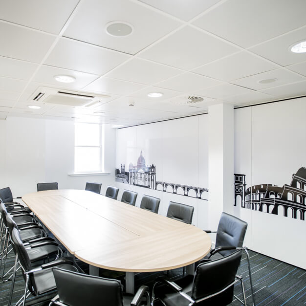 The meeting room at King Street, Orega in Manchester