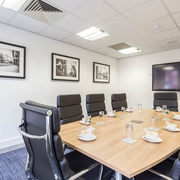 The meeting room at Oxford Court, Claremont Interior Solutions LLP in Manchester