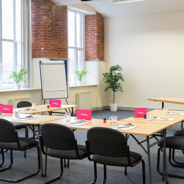 The meeting room at Albert Street, Biz-Space in Oldham