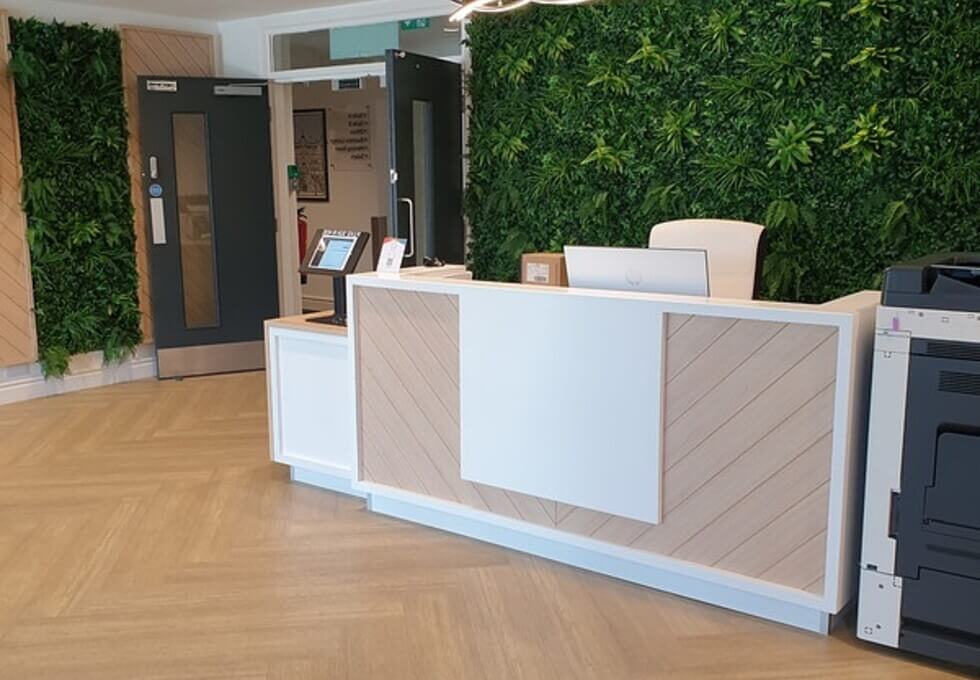 Reception area at Caxton Road, Mayfair Investment Properties in Preston