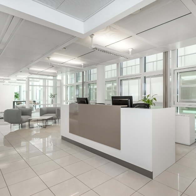Reception area at Ringway, Regus in Preston