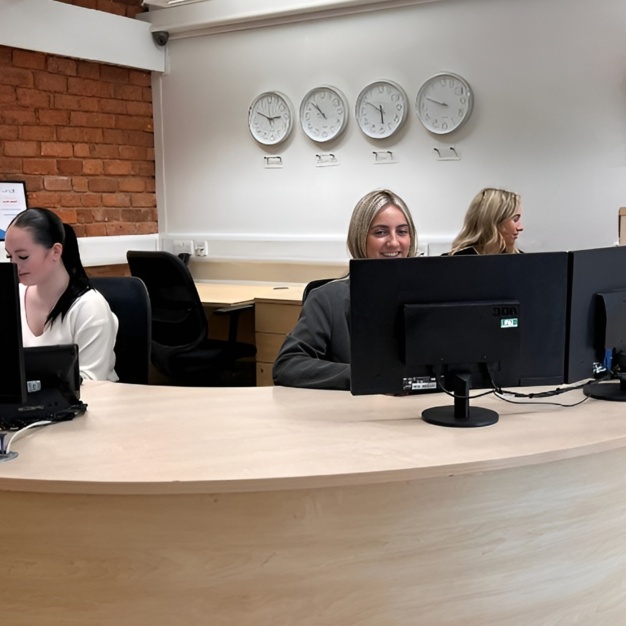 Reception at Church Street, Cotton Court Services Limited in Preston