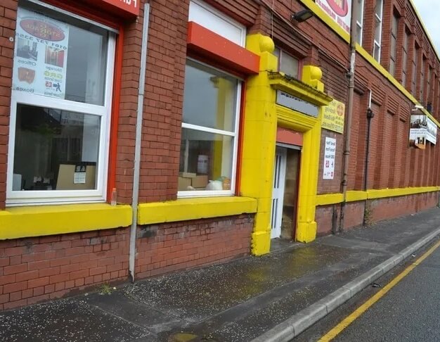 Building external for Cobden Street, GRG Storage Limited, Salford