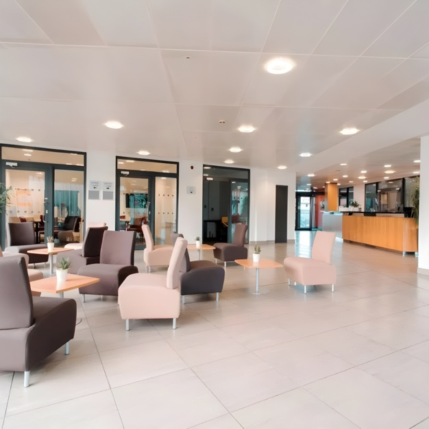 Foyer area at Frederick Road, Oxford Innovation Ltd in Salford