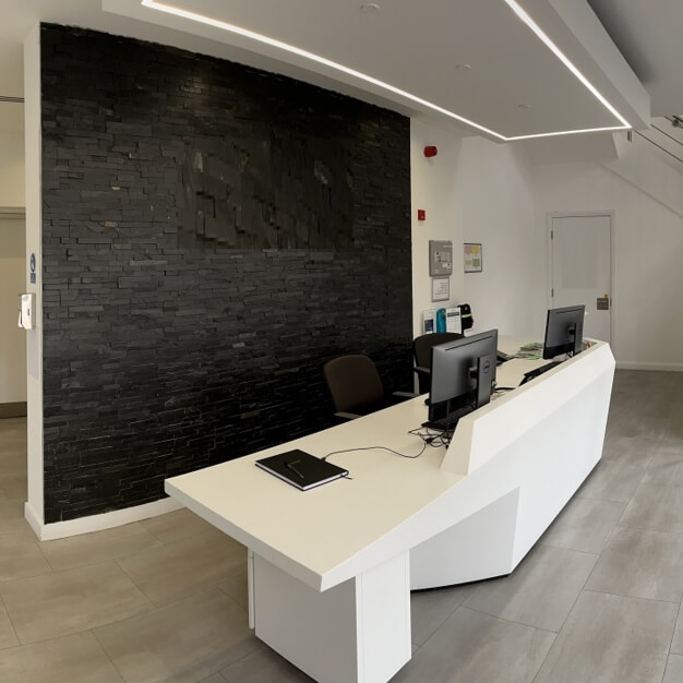 Reception in Carolina Way, Hope Park Business Centre, Salford