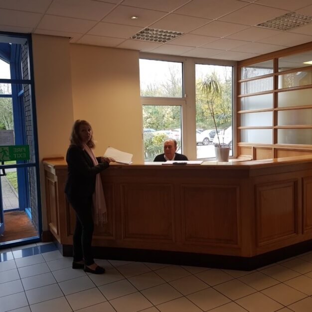 The reception at Potter Place, Omnia Offices in Skelmersdale