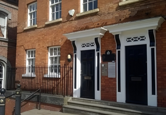 Building outside at Market Place, Oxford Innovation Ltd, Stockport