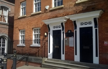 Building outside at Market Place, Oxford Innovation Ltd, Stockport