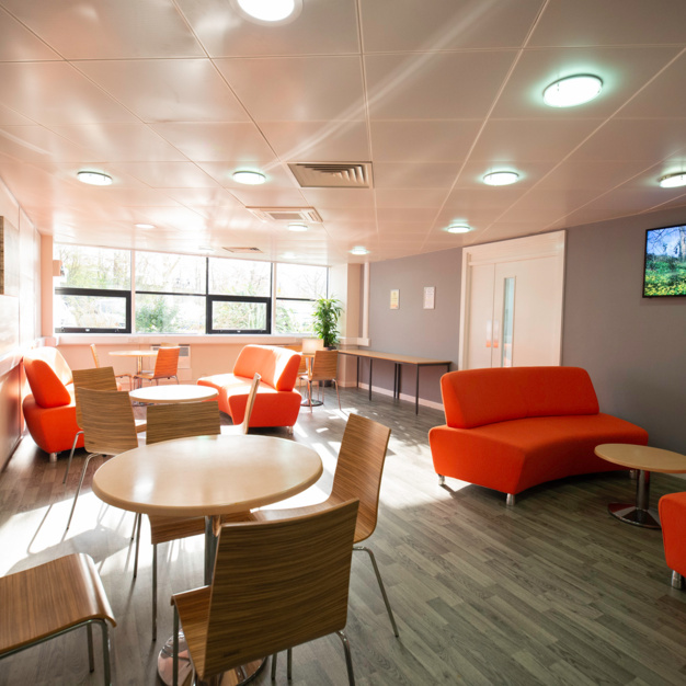 Breakout area at Garrett Field, Citibase in Warrington
