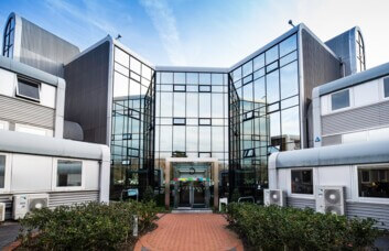 Building external for Garrett Field, Citibase, Warrington