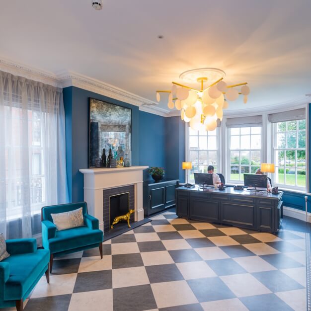 Reception area at Greenalls Avenue, Bruntwood in Warrington