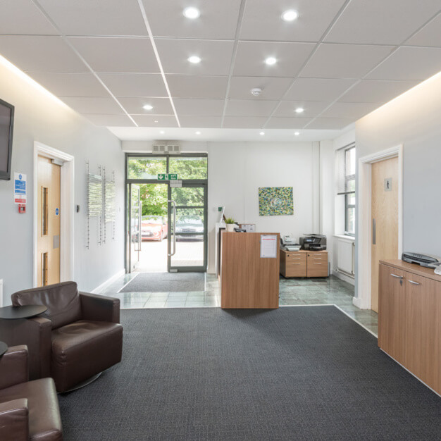 Reception in Crab Lane, Regus, Warrington