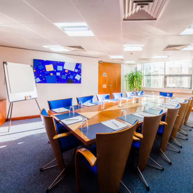 The meeting room at Garrett Field, London & Scottish Property Asset Management Ltd in Warrington