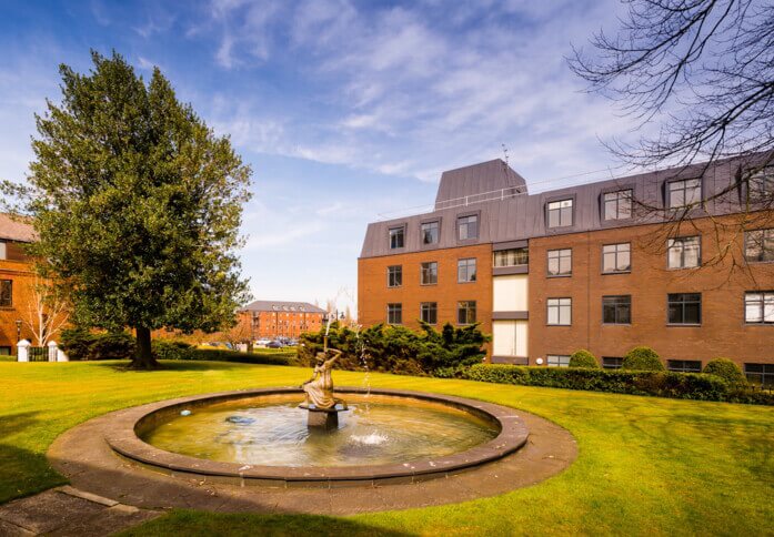 The outdoor area at Greenalls Avenue, Bruntwood in Warrington