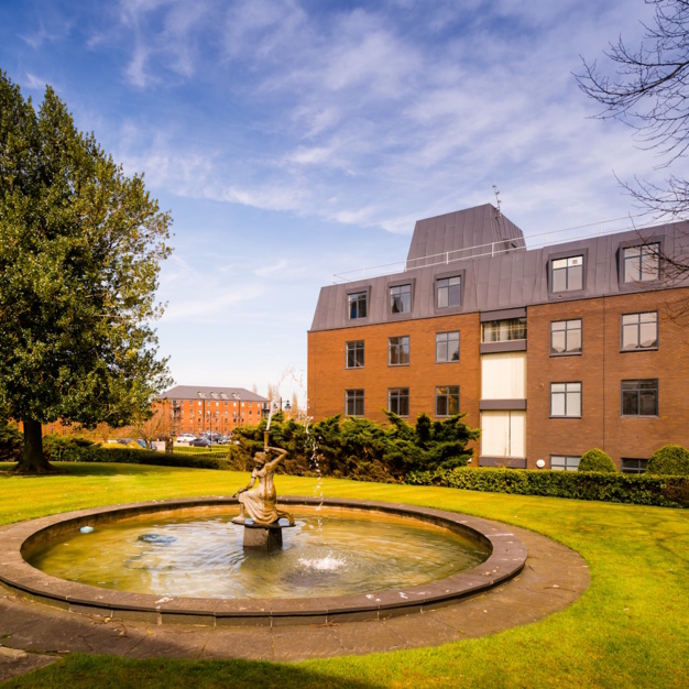 The outdoor area at Greenalls Avenue, Bruntwood in Warrington