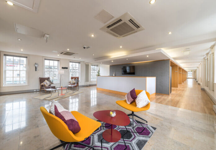 Reception in Bridge Street, Regus, Belfast